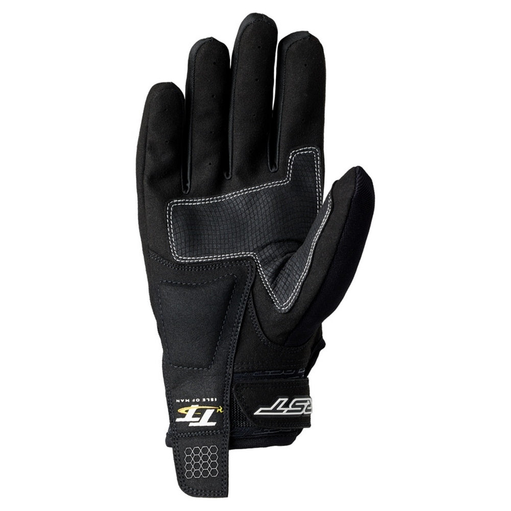 RST IOM Team Evo Mens Glove Black White