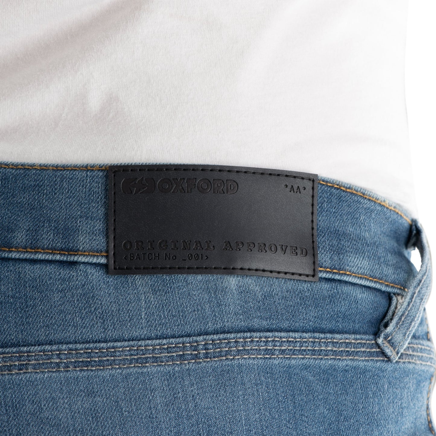 Oxford AA Straight Jeans Mid Blue Regular 32 Length
