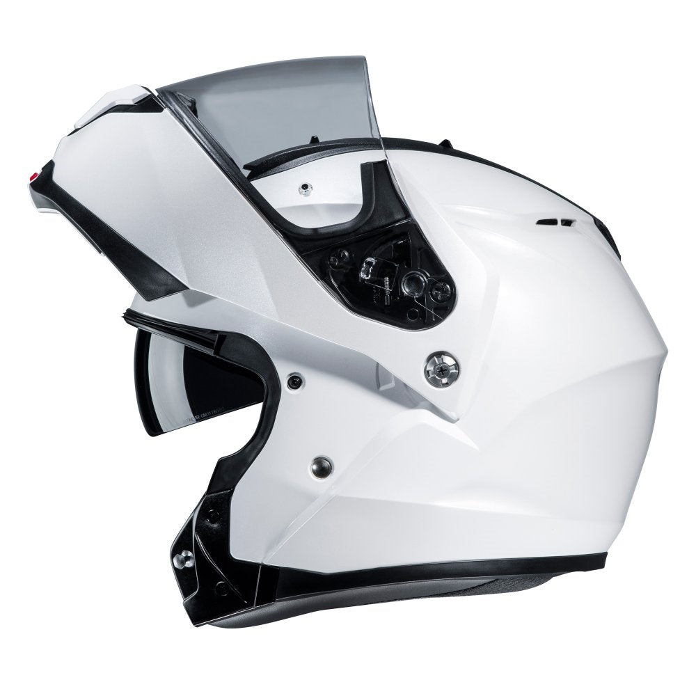 HJC C91N Pearl White Flip Front Helmet