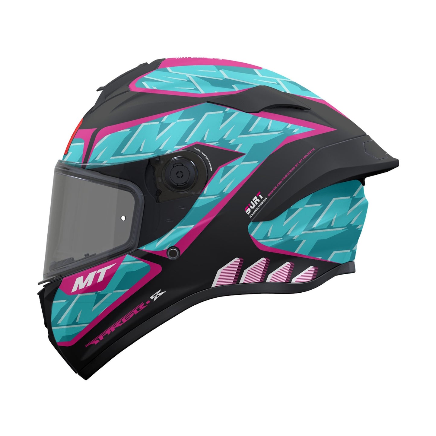 MT Targo S Surt C8 Matt Black Blue Purple Full Face Helmet