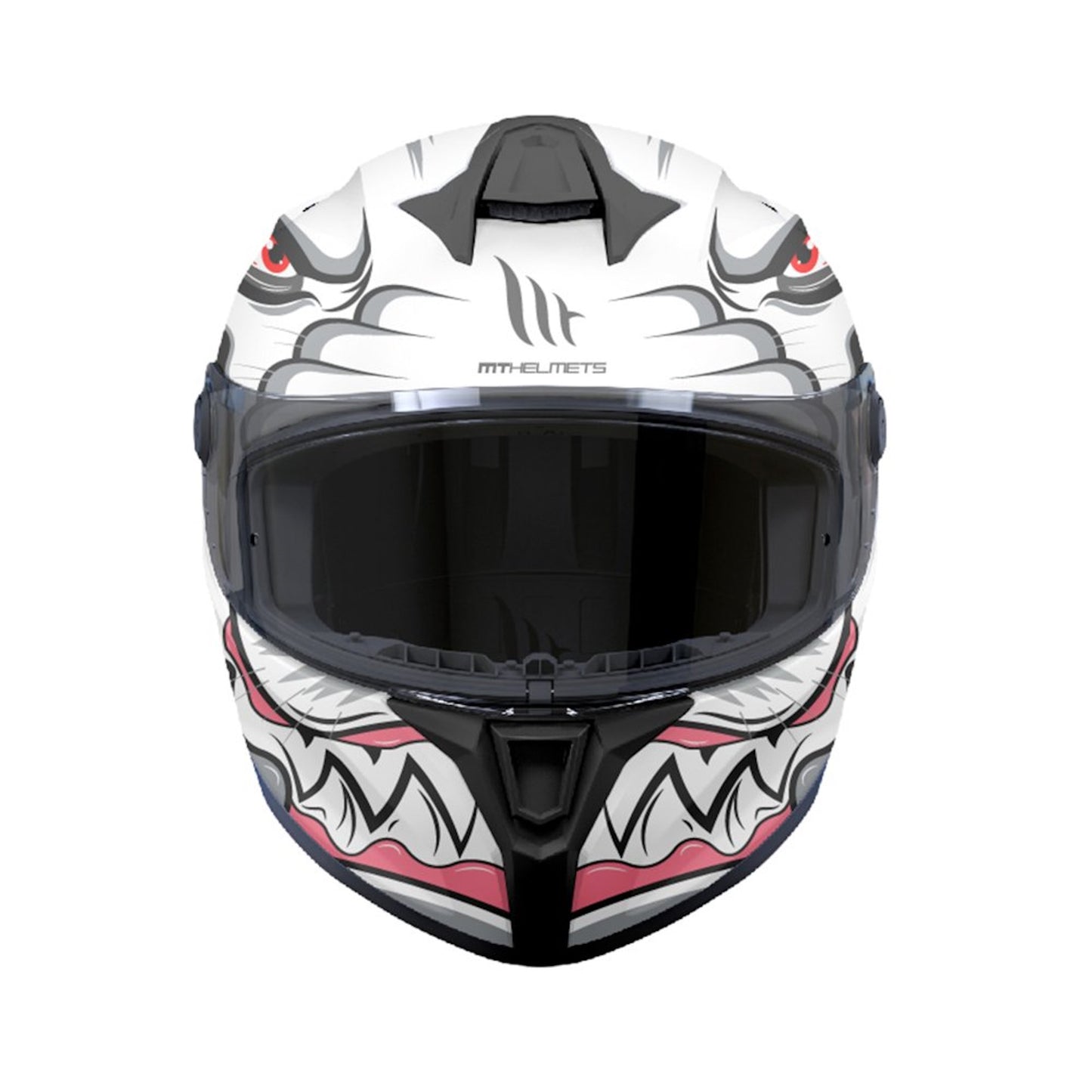 MT Targo S Toby AO Gloss White Full Face Helmet