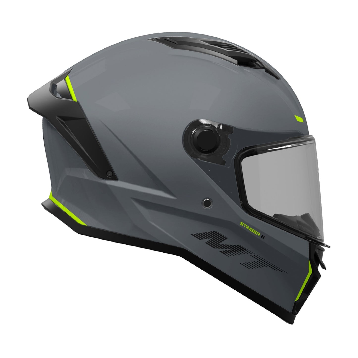 MT Stinger 2 A2 Titanium Matt Grey Full Face Helmet