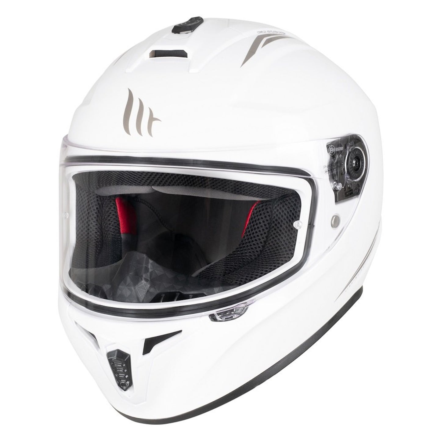 MT Draken Gloss Pearl White Full Face Helmet