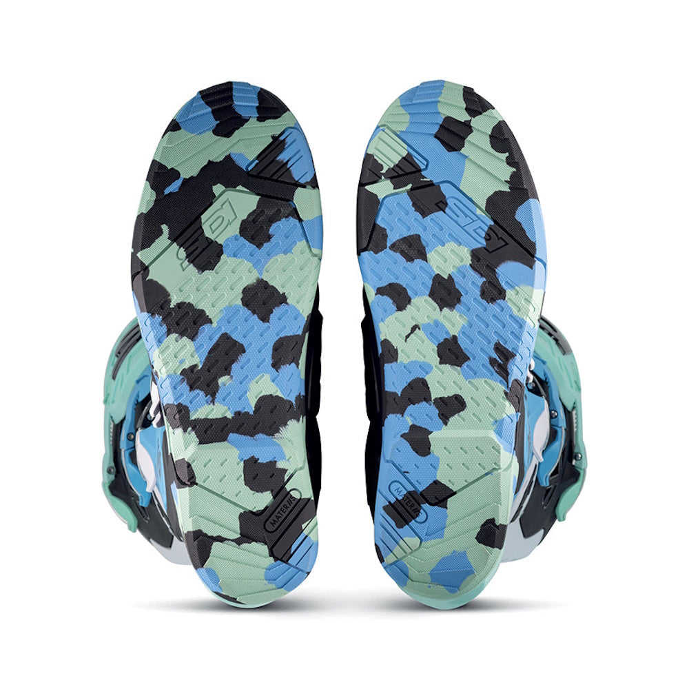 Sidi Crossair X CE Motocross Boots Messy Cyan