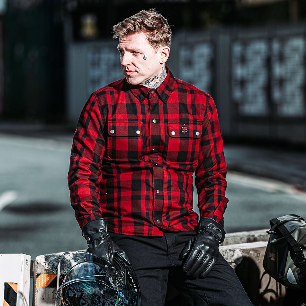 Spada Ember Shirt Black Red