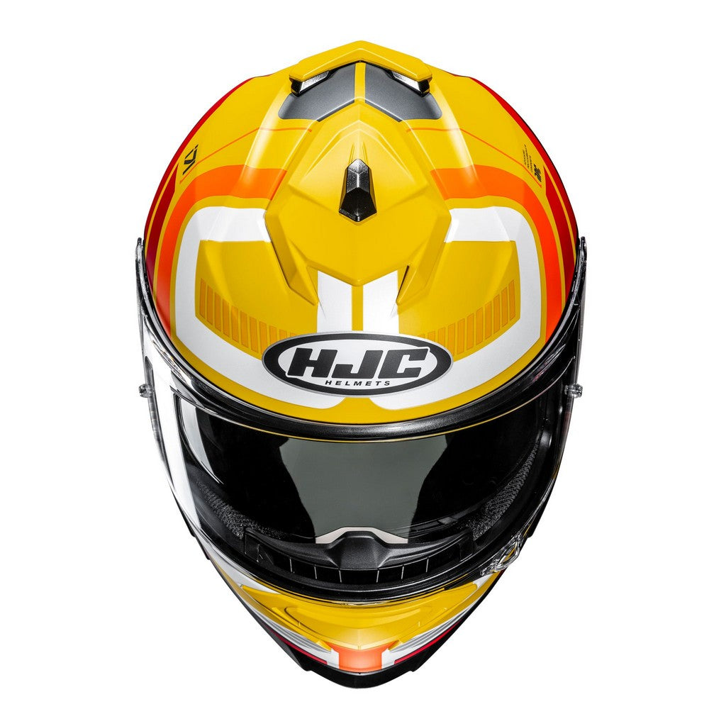 HJC I71 Viz MC3SF Yellow Full Face Helmet