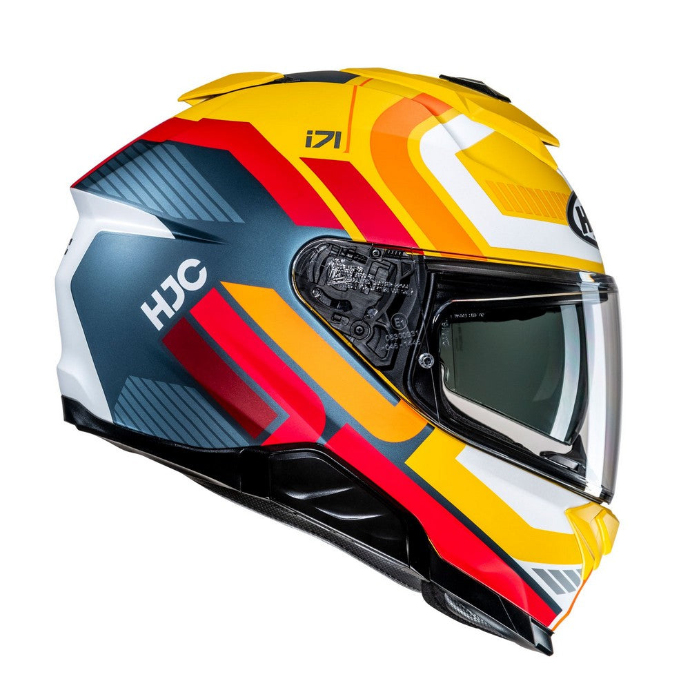 HJC I71 Viz MC3SF Yellow Full Face Helmet