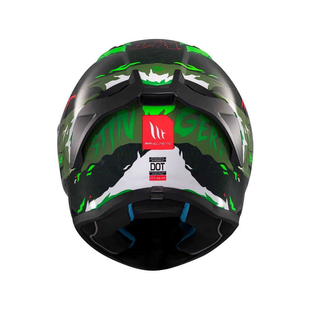 MT Stinger 2 Ardent C6 Gloss Green Full Face Helmet