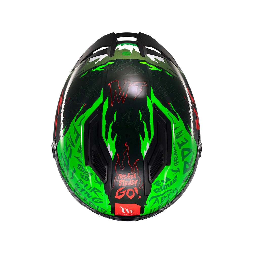 MT Stinger 2 Ardent C6 Gloss Green Full Face Helmet