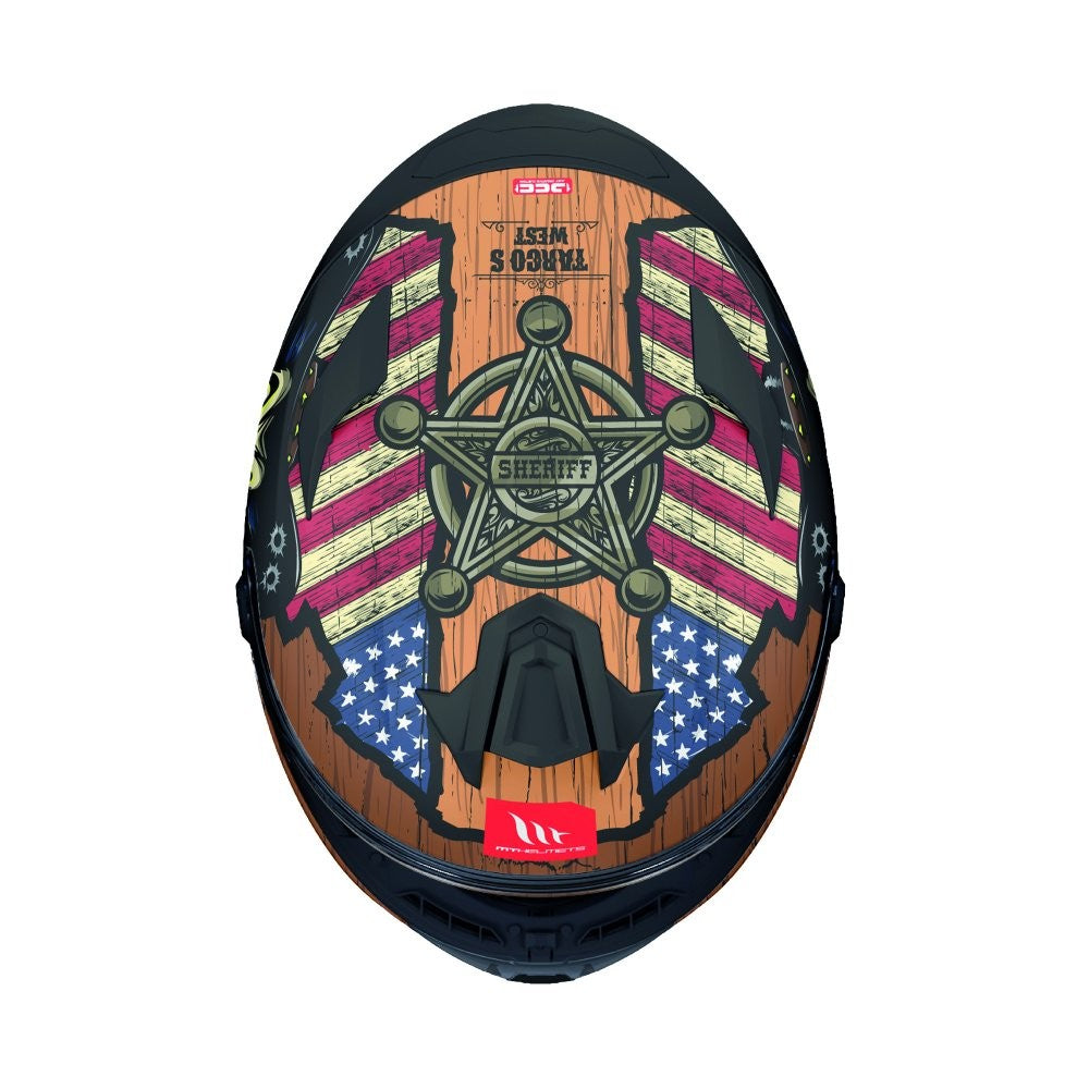 MT Targo S West B9 Matt Sand Full Face Helmet