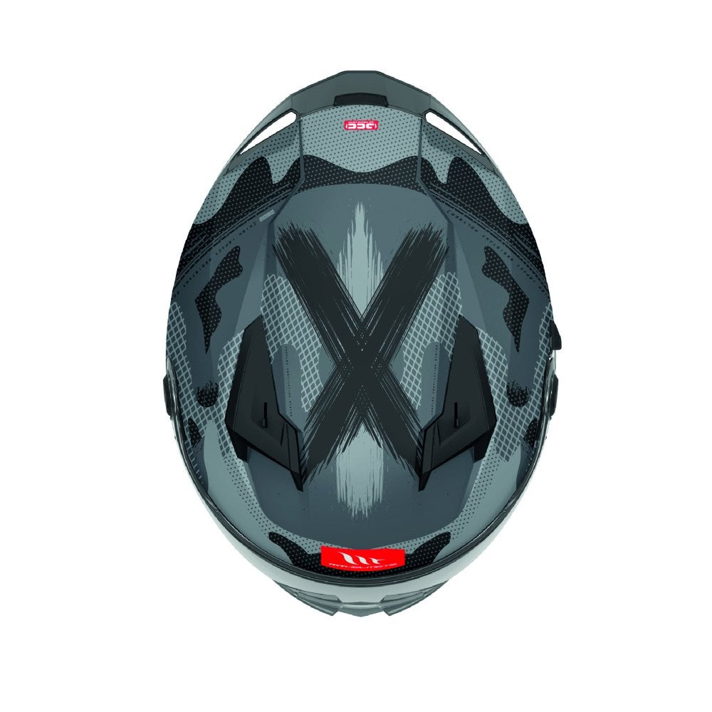 MT Braker Crossover C2 Matt Grey Full Face Helmet