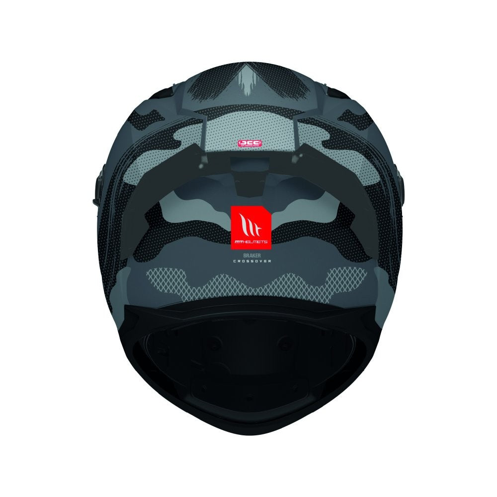 MT Braker Crossover C2 Matt Grey Full Face Helmet