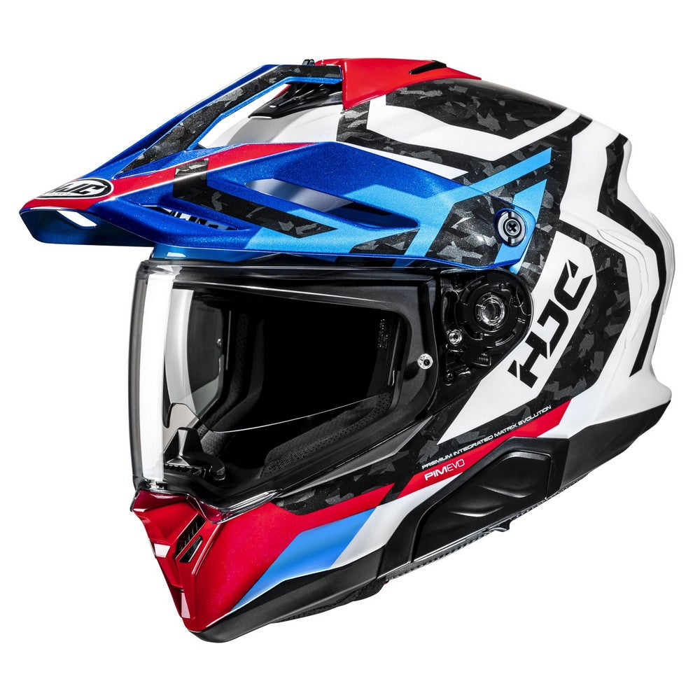 HJC RPHA 60 Dakar MC21 White Red Blue Dual Sport Helmet