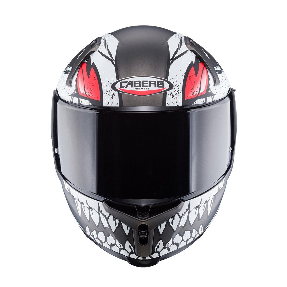 Caberg Avalon X Punk Matt Grey Black Red Full Face Helmet