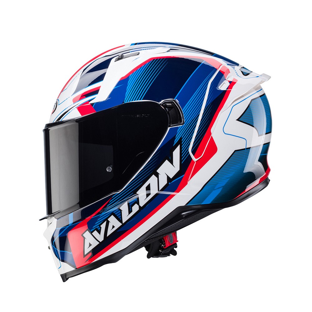 Caberg Avalon X Optic White Blue Red Full Face Helmet