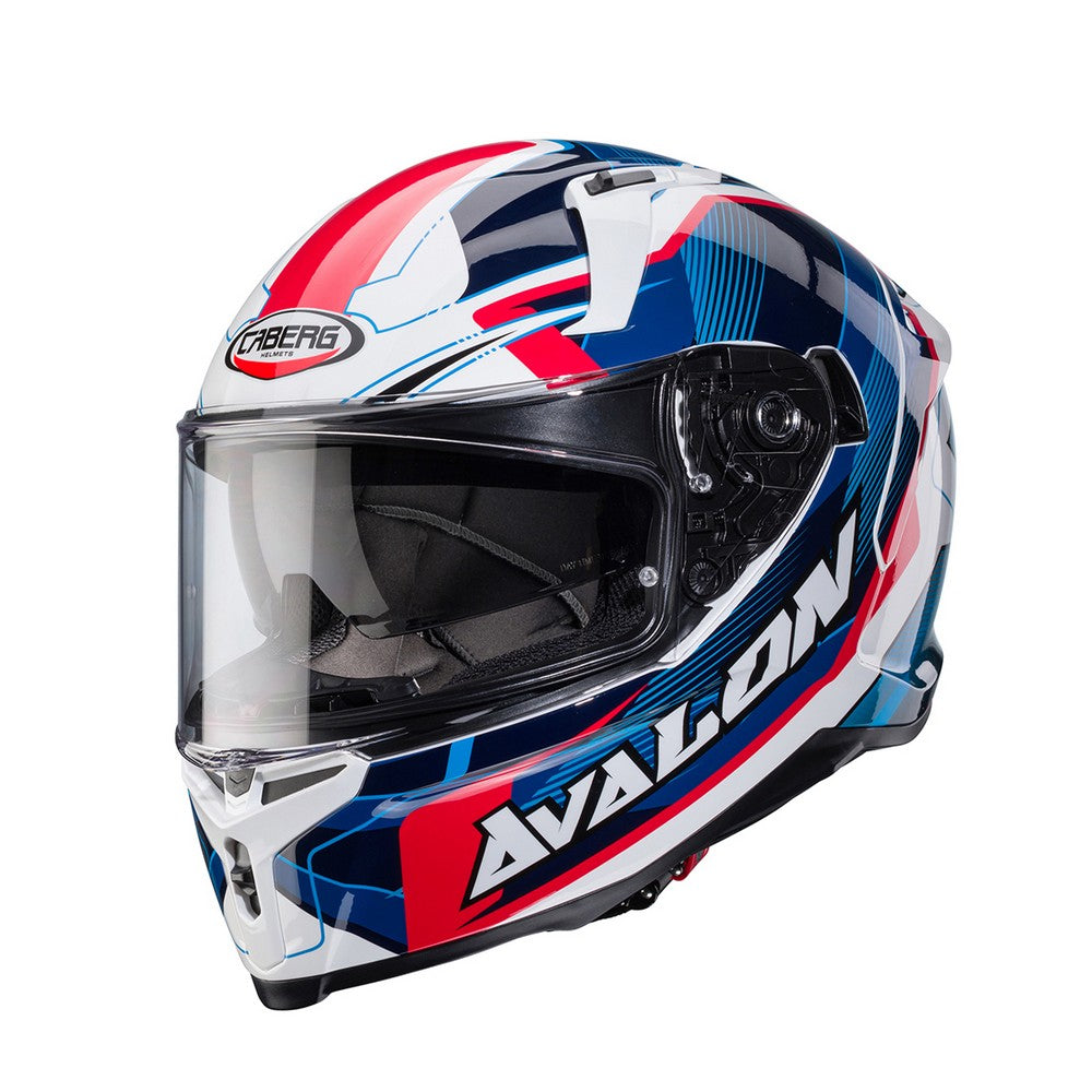 Caberg Avalon X Optic White Blue Red Full Face Helmet
