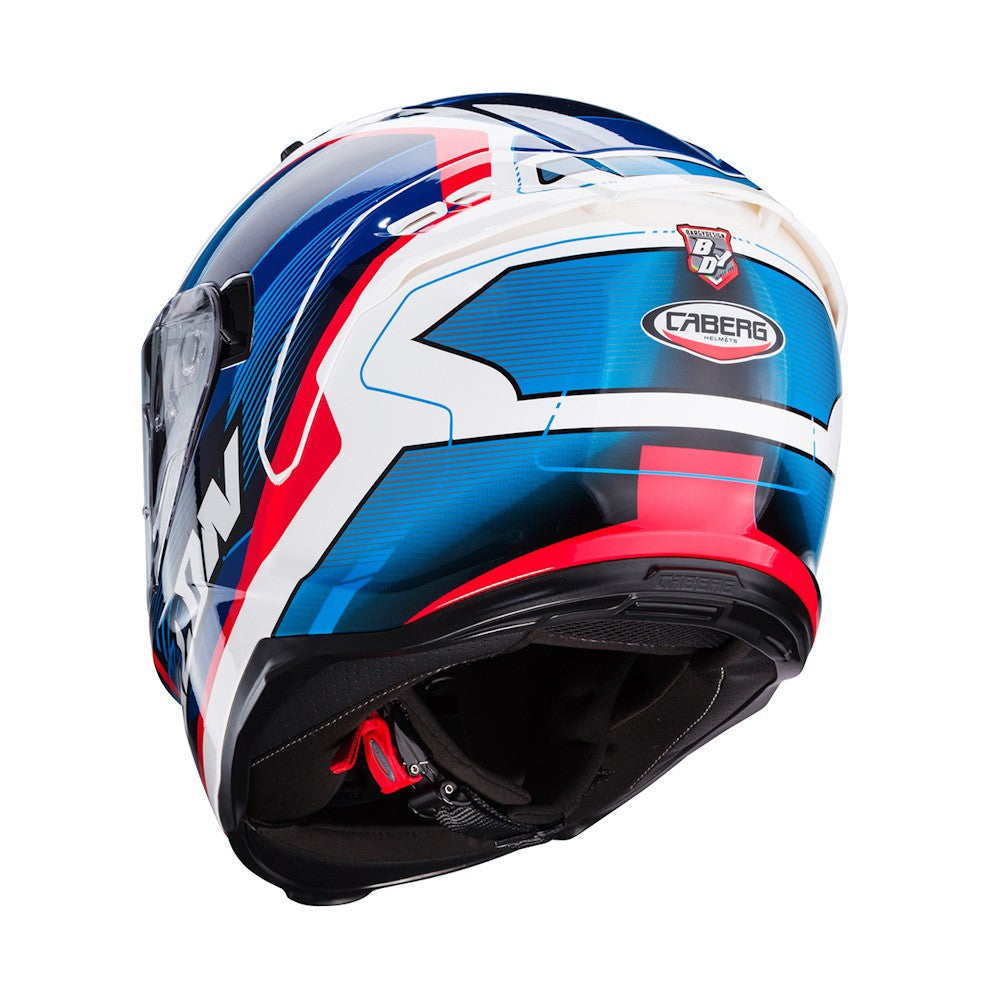 Caberg Avalon X Optic White Blue Red Full Face Helmet