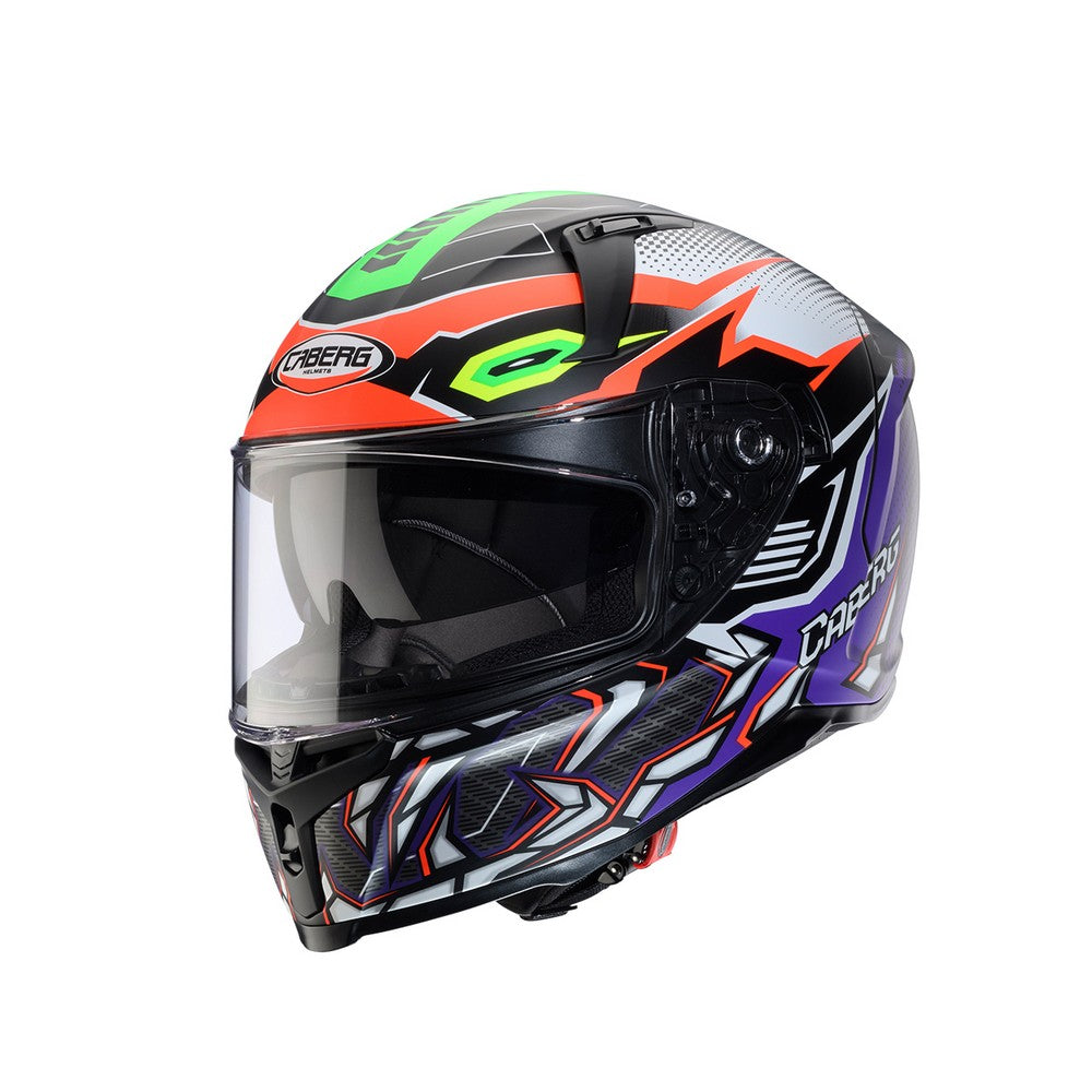 Caberg Avalon X Gurkha Black Grey Orange Fluo Full Face Helmet