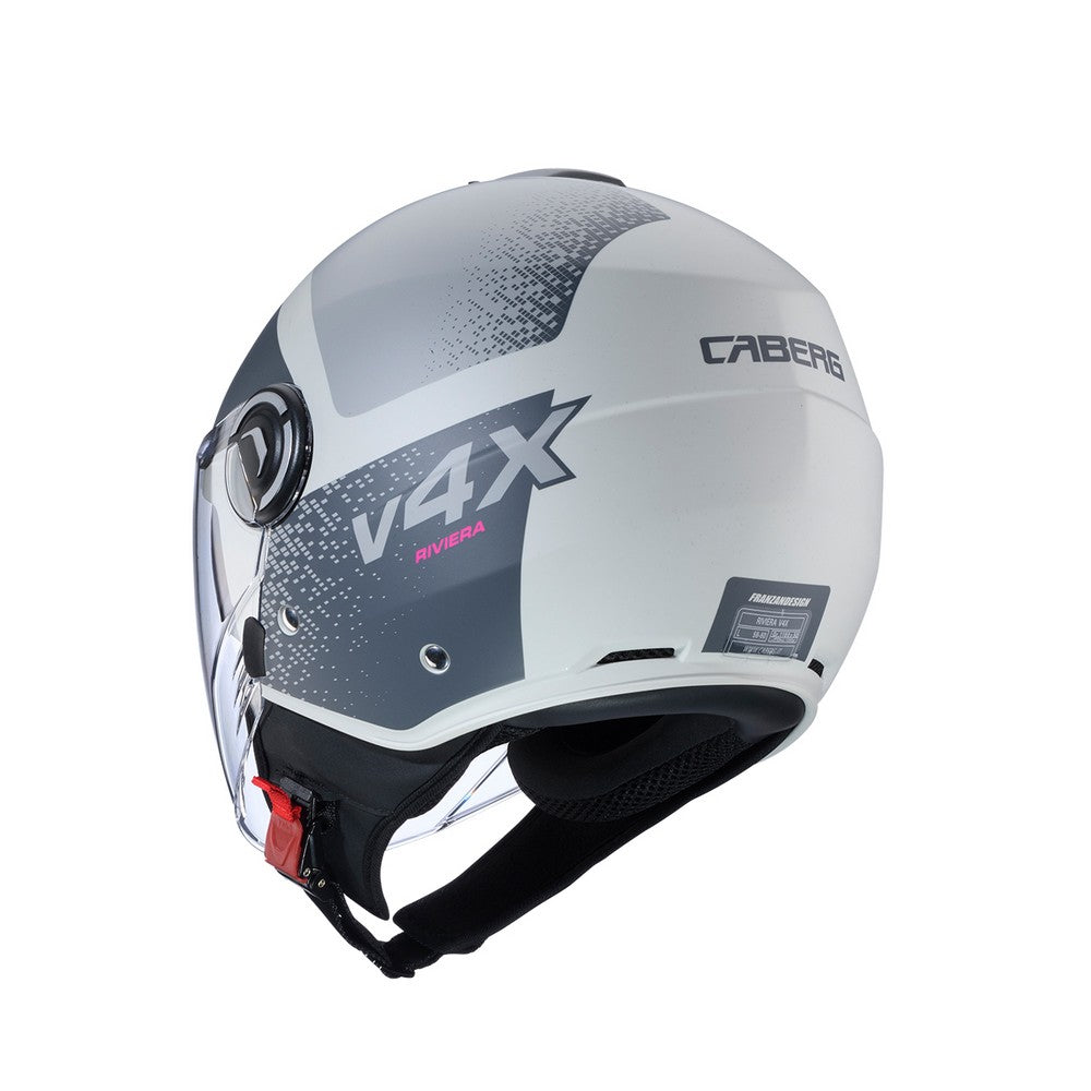 Caberg Riviera V4X Alpha Matt Sand Anthracite Grey Open Face Helmet