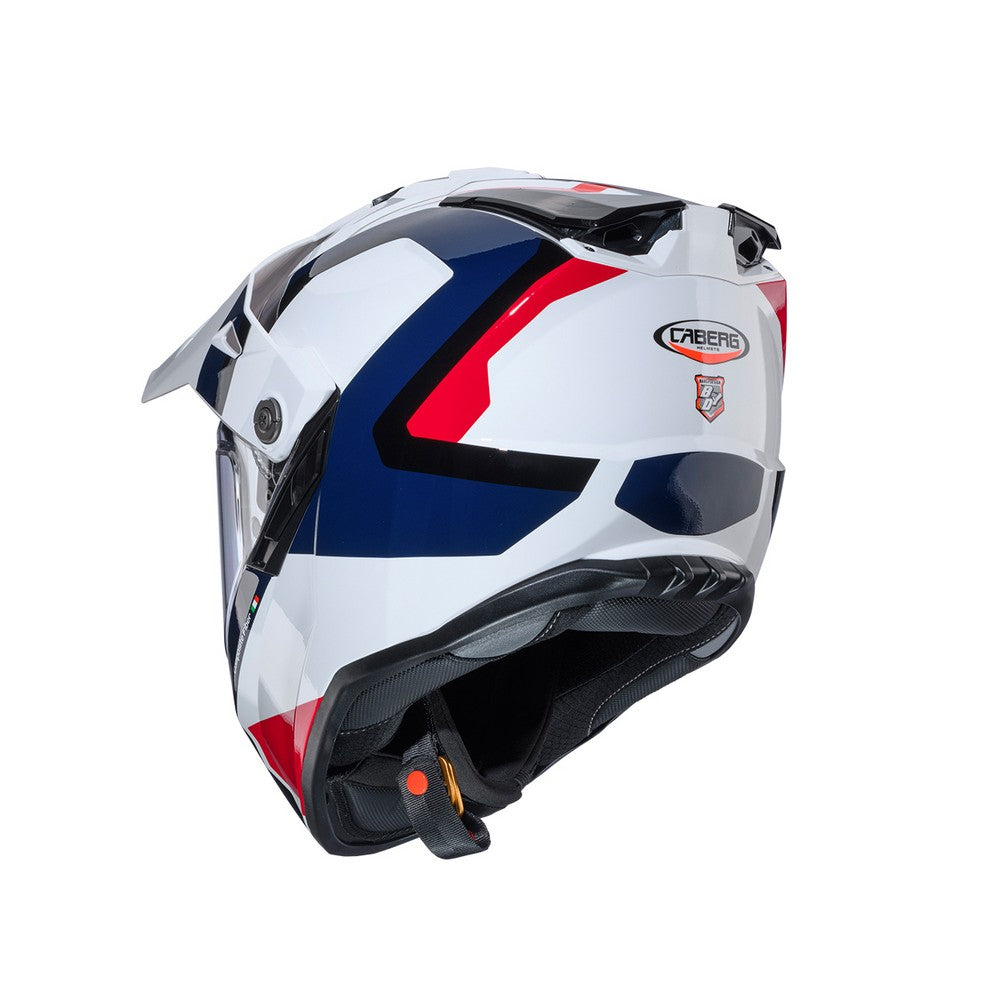 Caberg Tanami Scram White Red Blue Dual Sport Helmet
