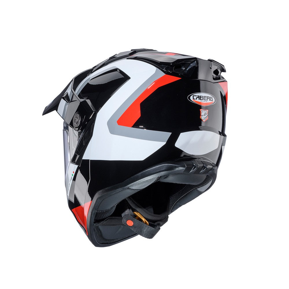Caberg Tanami Scram Black Red White Dual Sport Helmet
