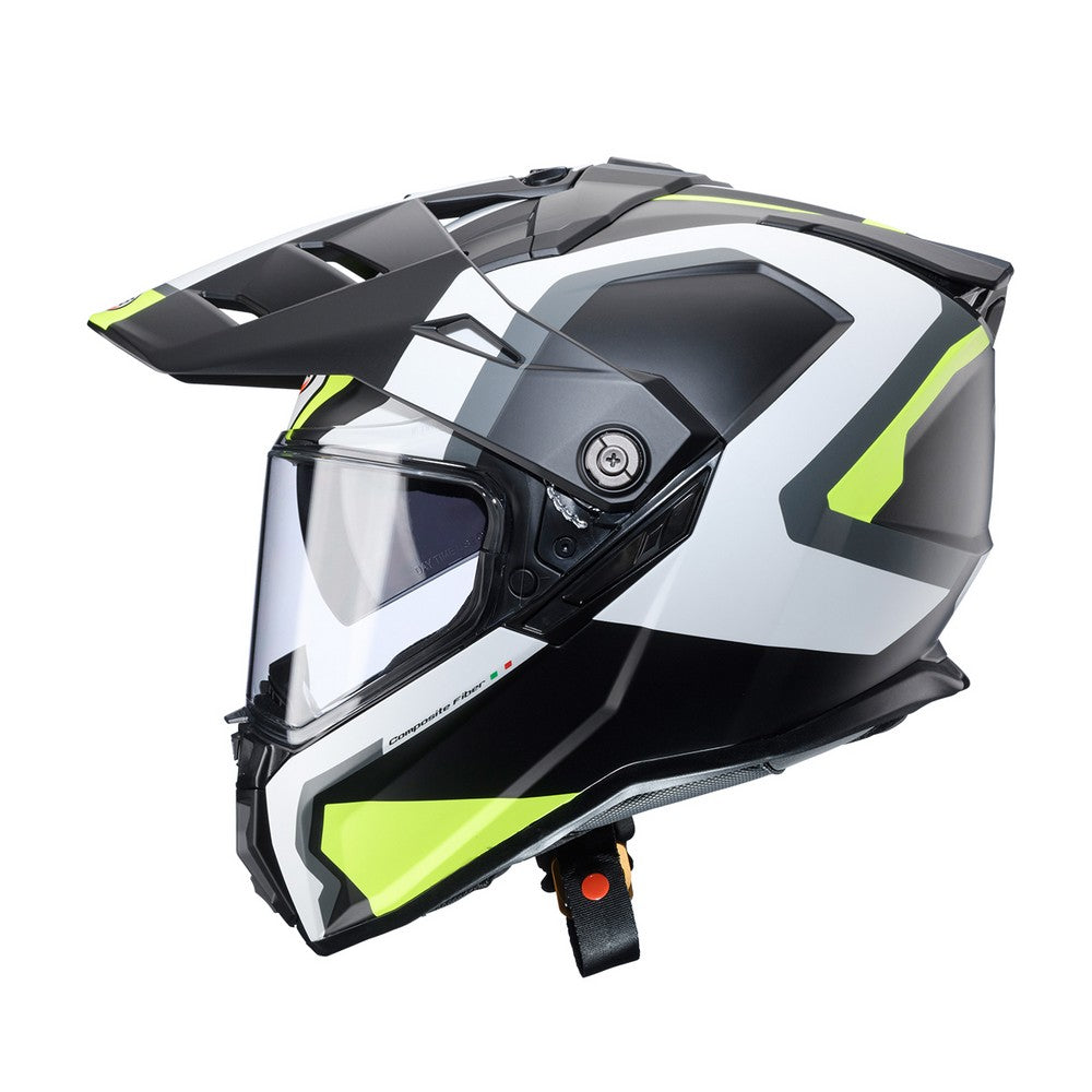 Caberg Tanami Scram Matt Black Grey White Fluo Dual Sport Helmet