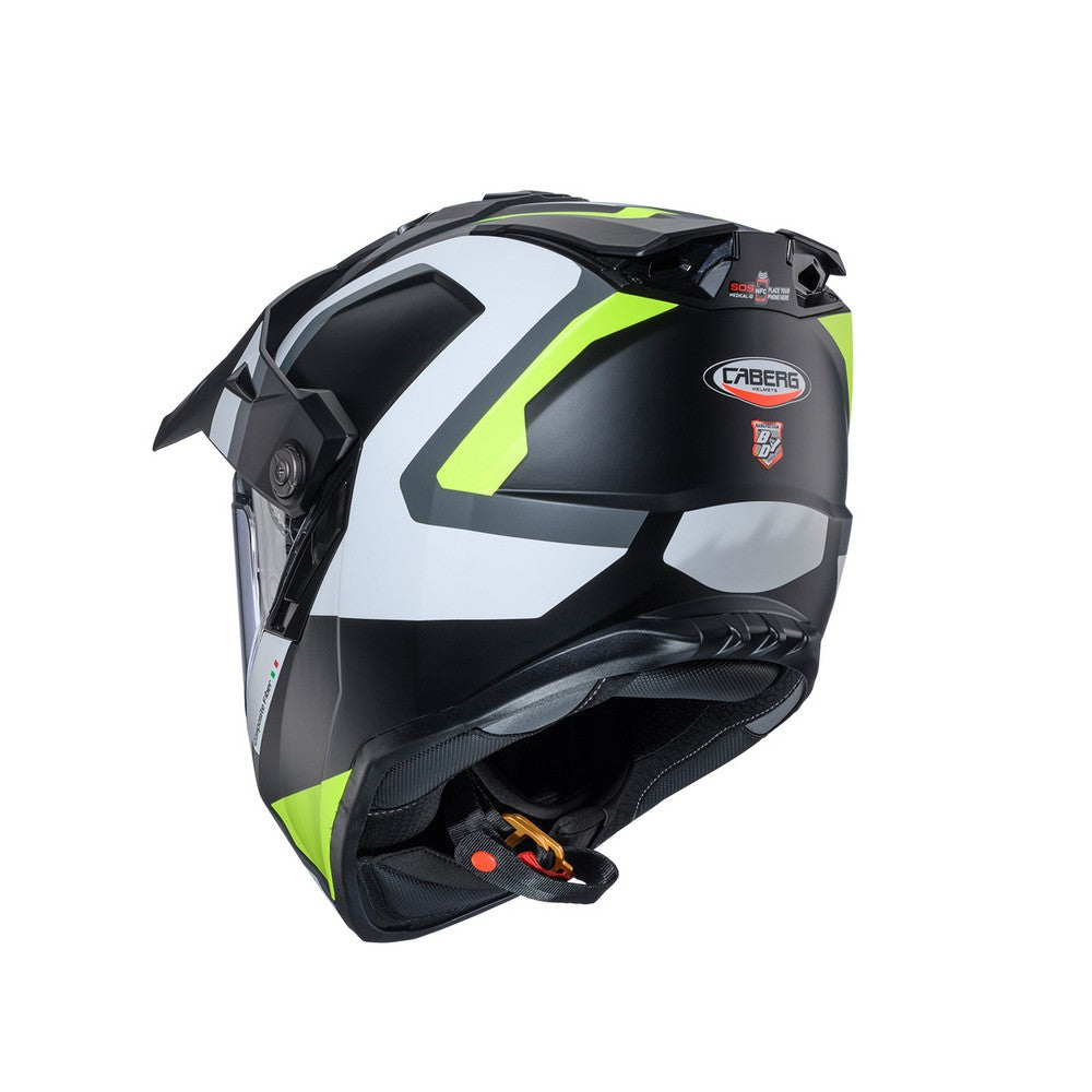 Caberg Tanami Scram Matt Black Grey White Fluo Dual Sport Helmet