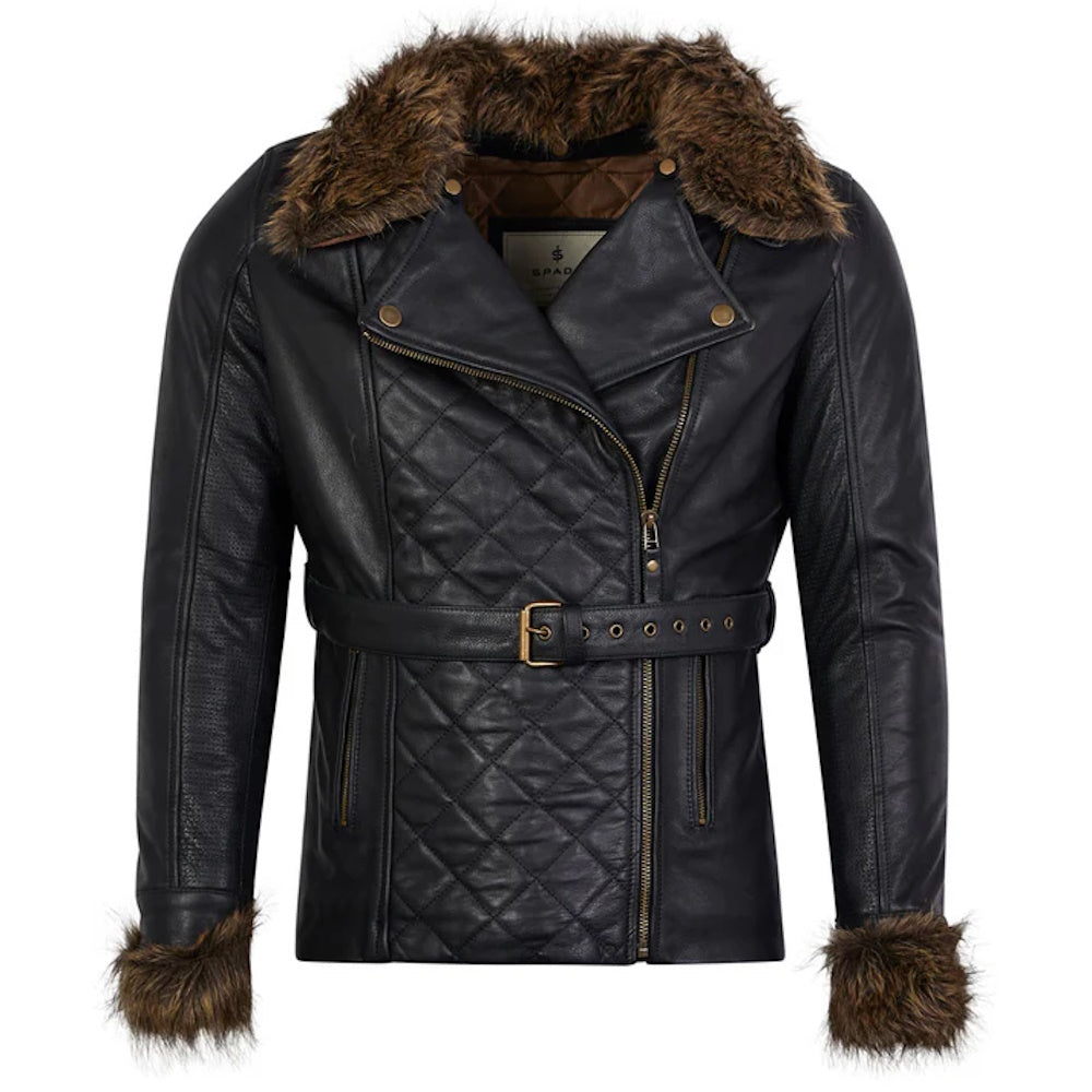 Spada Lancer Leather Jacket Ladies Black