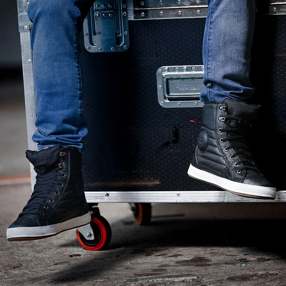 Spada Heat Waterproof Trainer High Top Black