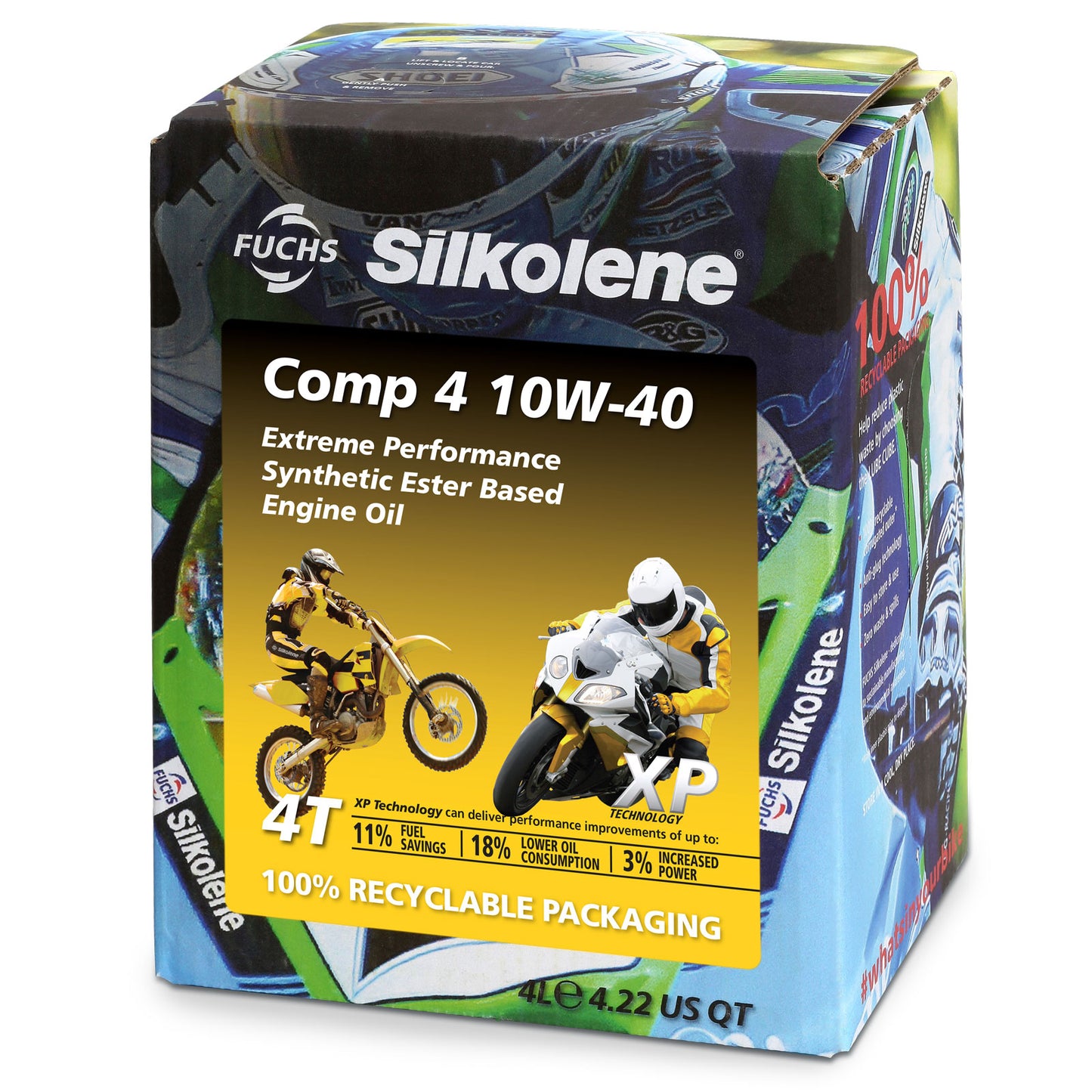 Silkolene Comp4 XP 10w40 4 Litre