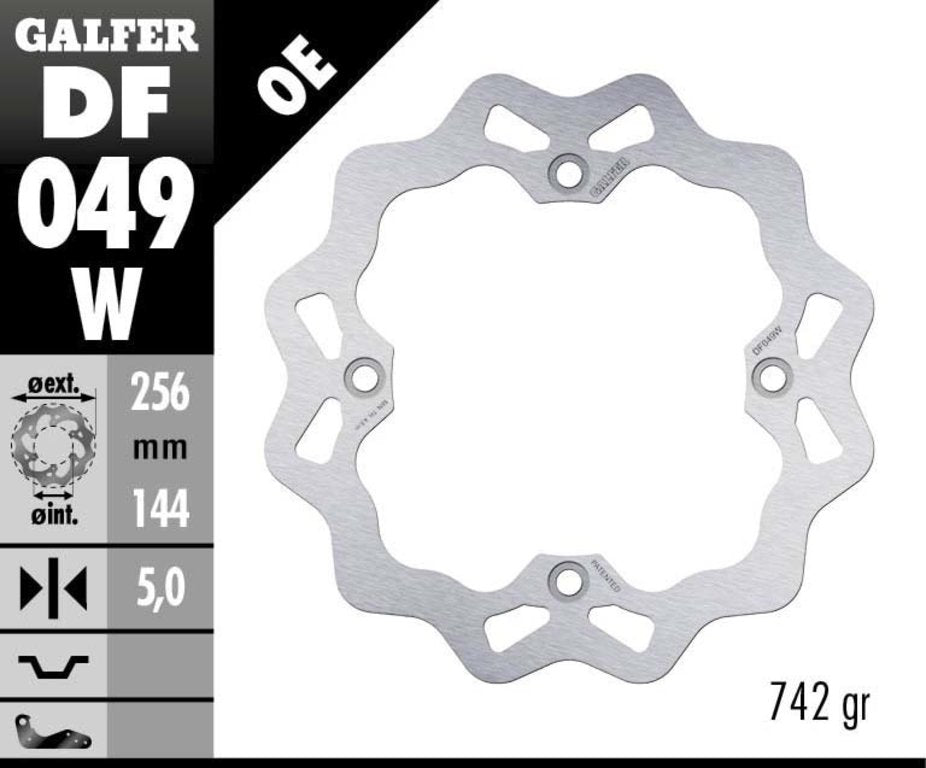 DF049W Galfer Solid Disc