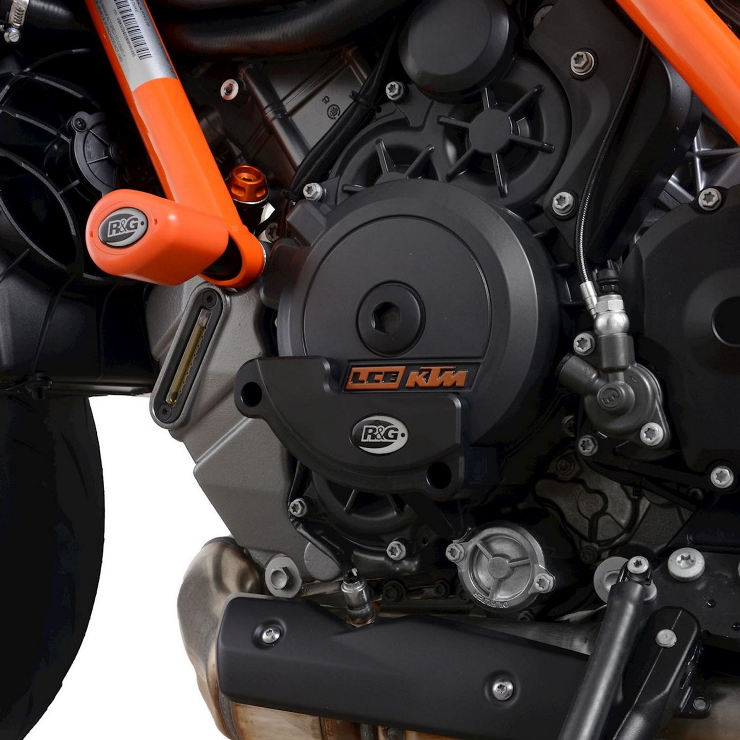 KTM 1290 Super Duke R '20- R&G Left-Hand Side Engine Case Sliders Black