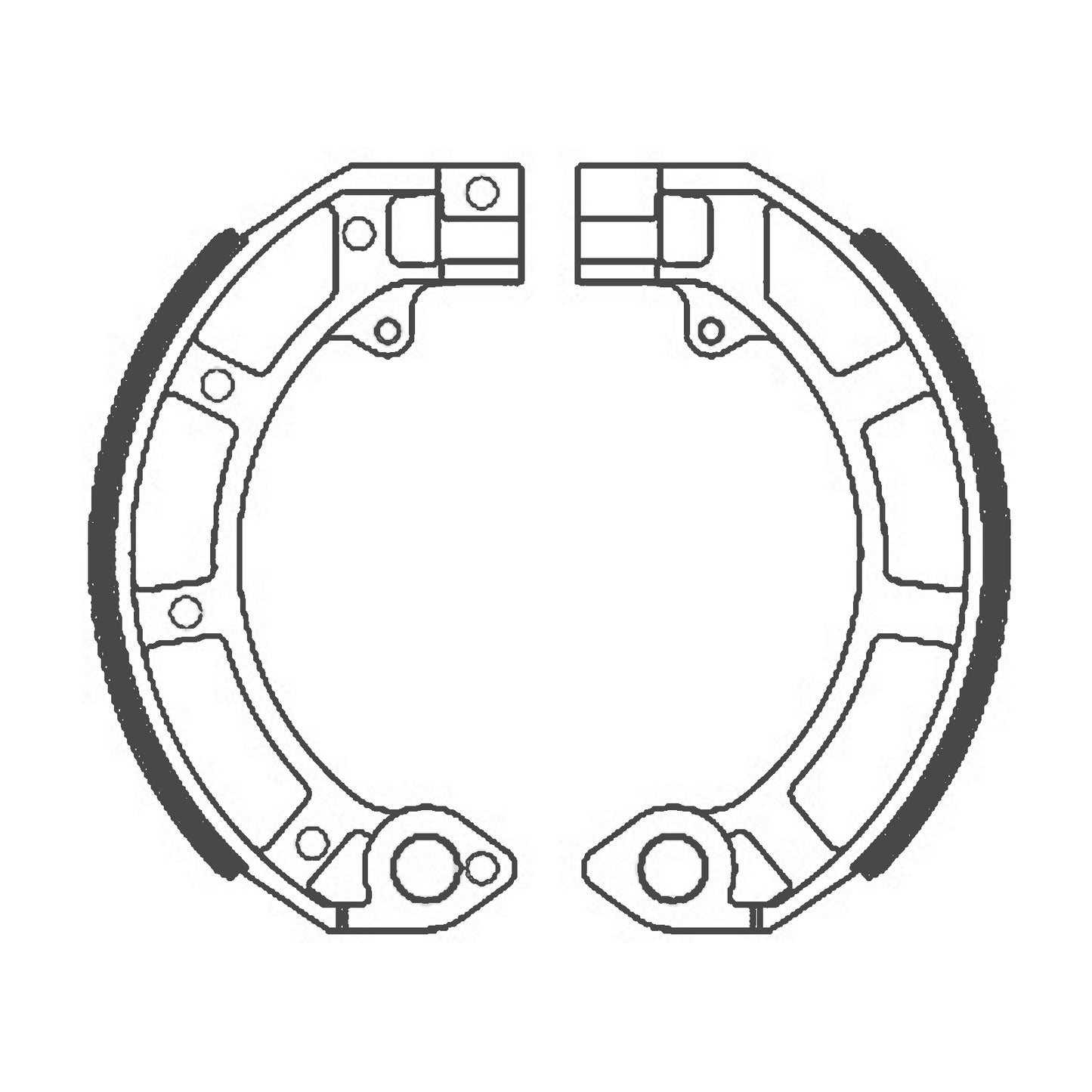 FSB874EF Eco Ferodo Brake Shoes
