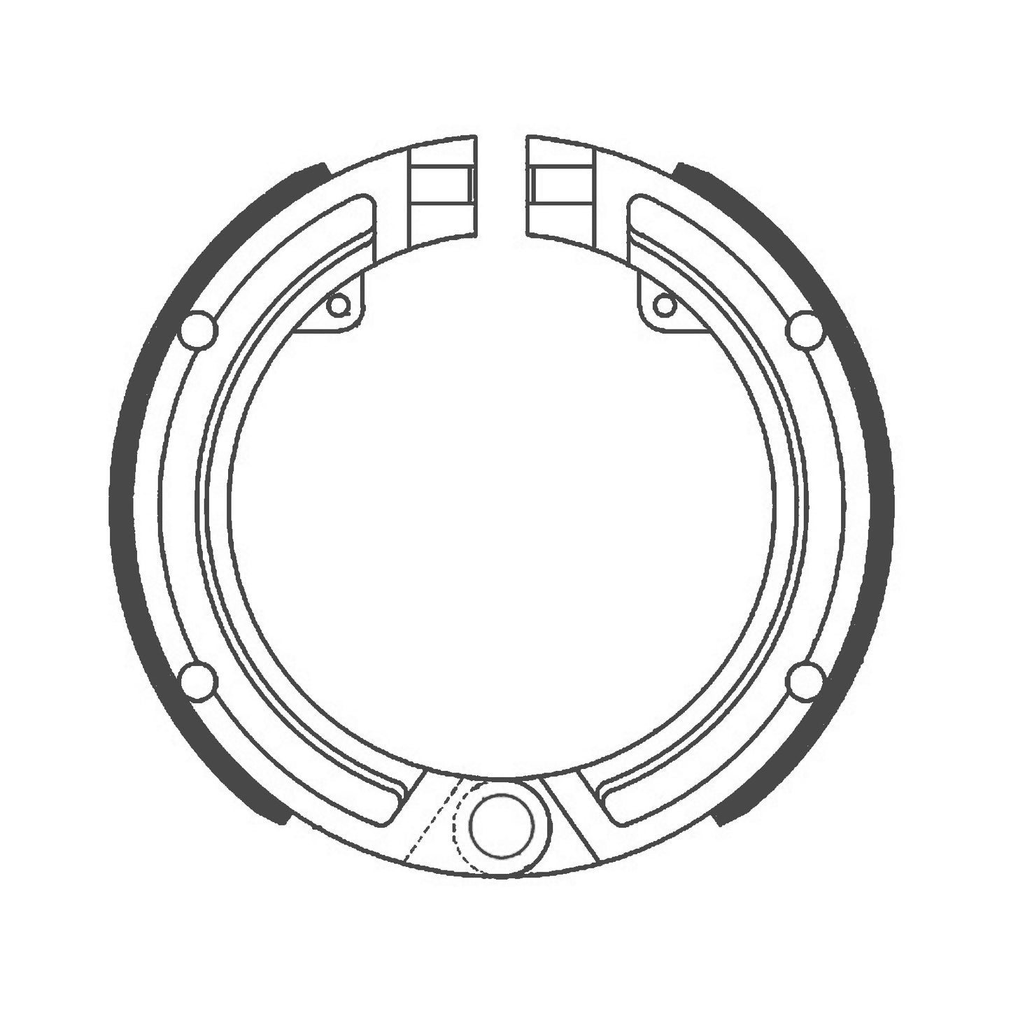 FSB890EF Eco Ferodo Brake Shoes