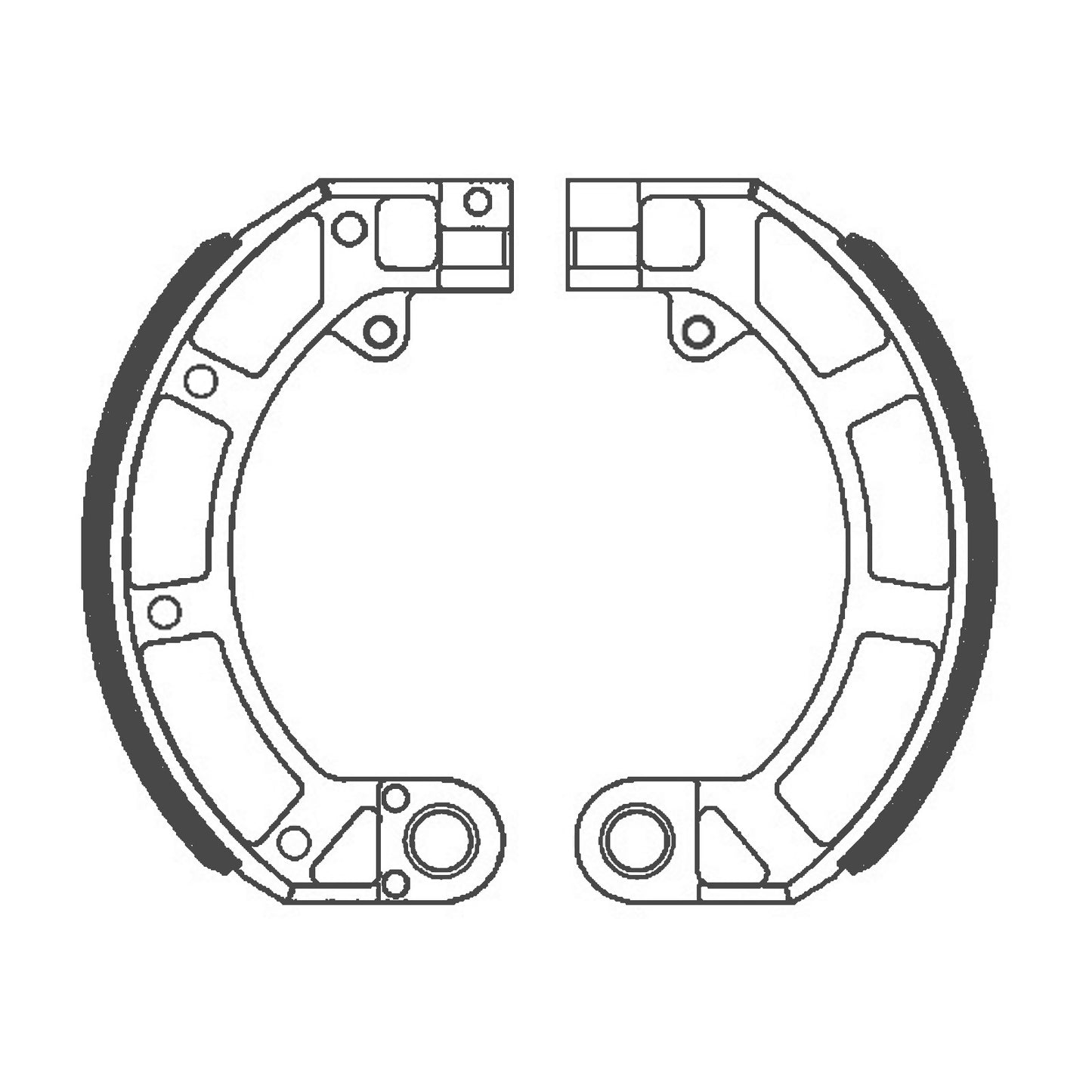 FSB891EF Eco Ferodo Brake Shoes