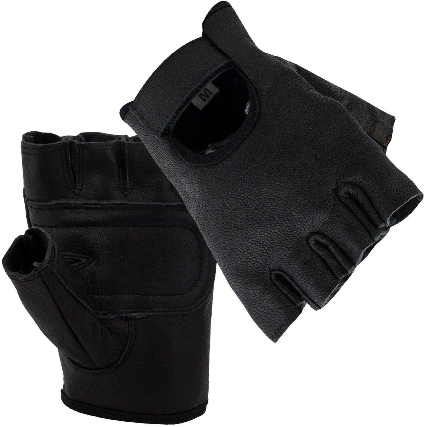 Classic Fingerless Leather Gloves