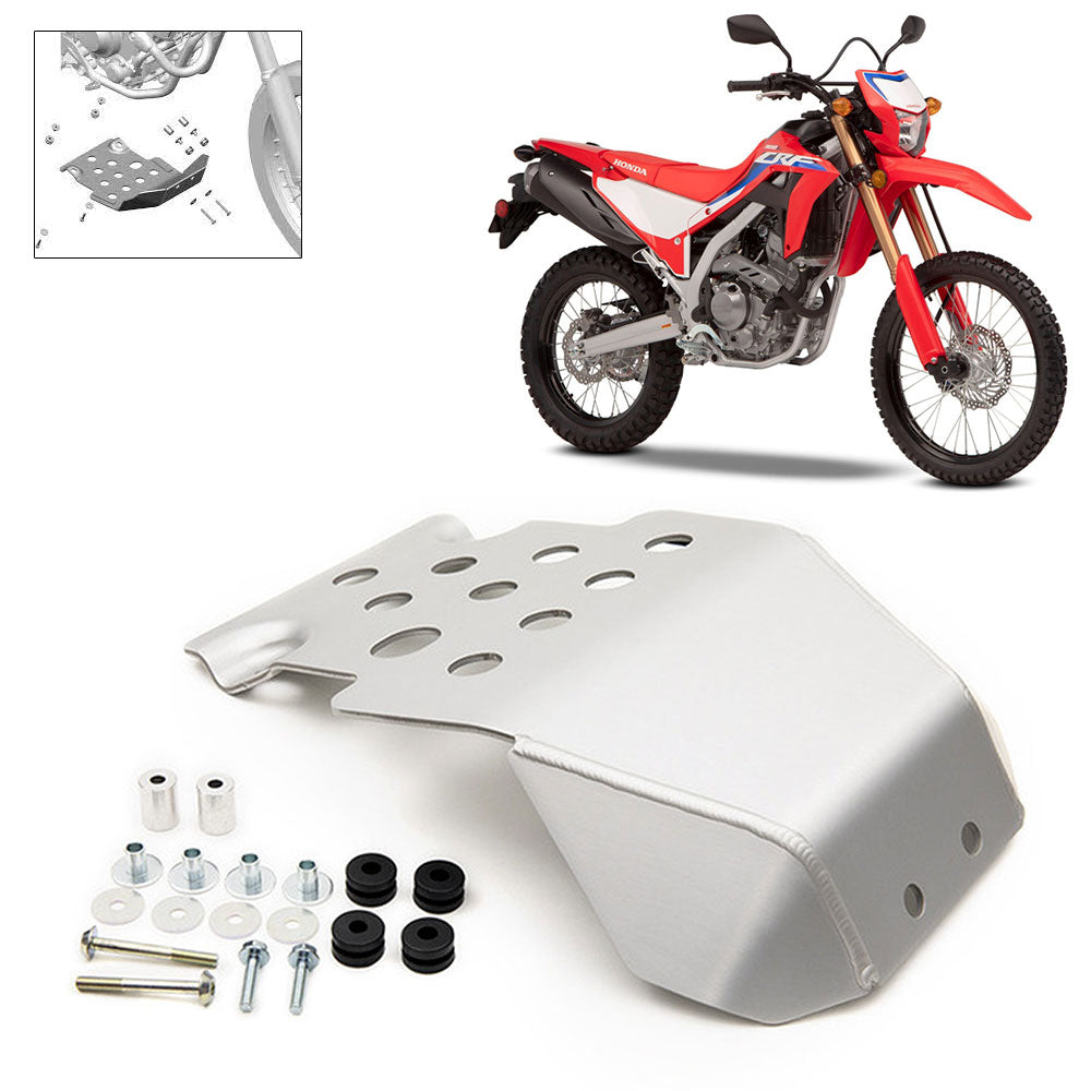 Honda CRF300LA 2021 - 2022 Aluminium Skid Plate Silver 08P70-K1T-E50