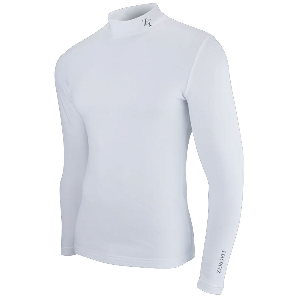 Zerofit Move Heatrub Baselayer Top Long Sleeve White