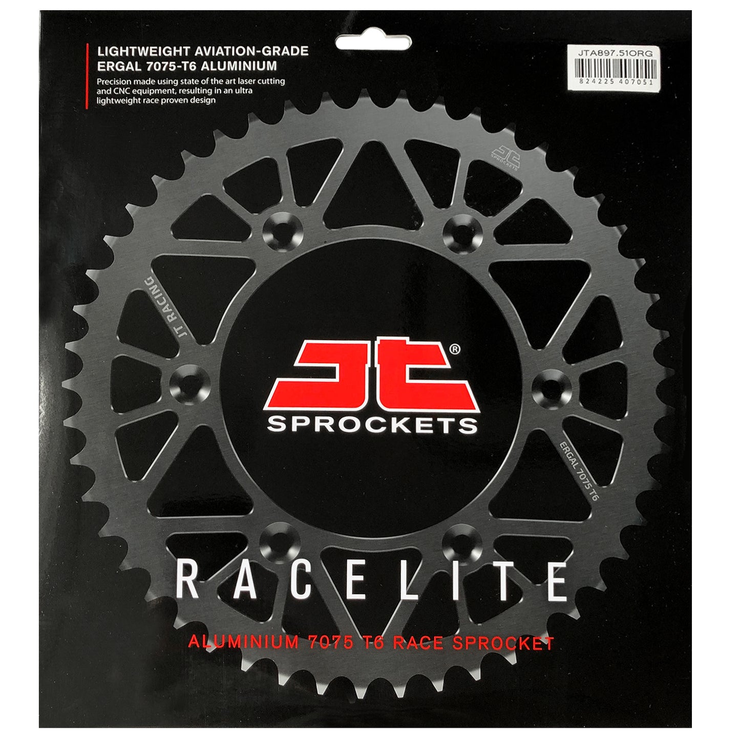 897.49 Rear Racelite Sprocket Orange