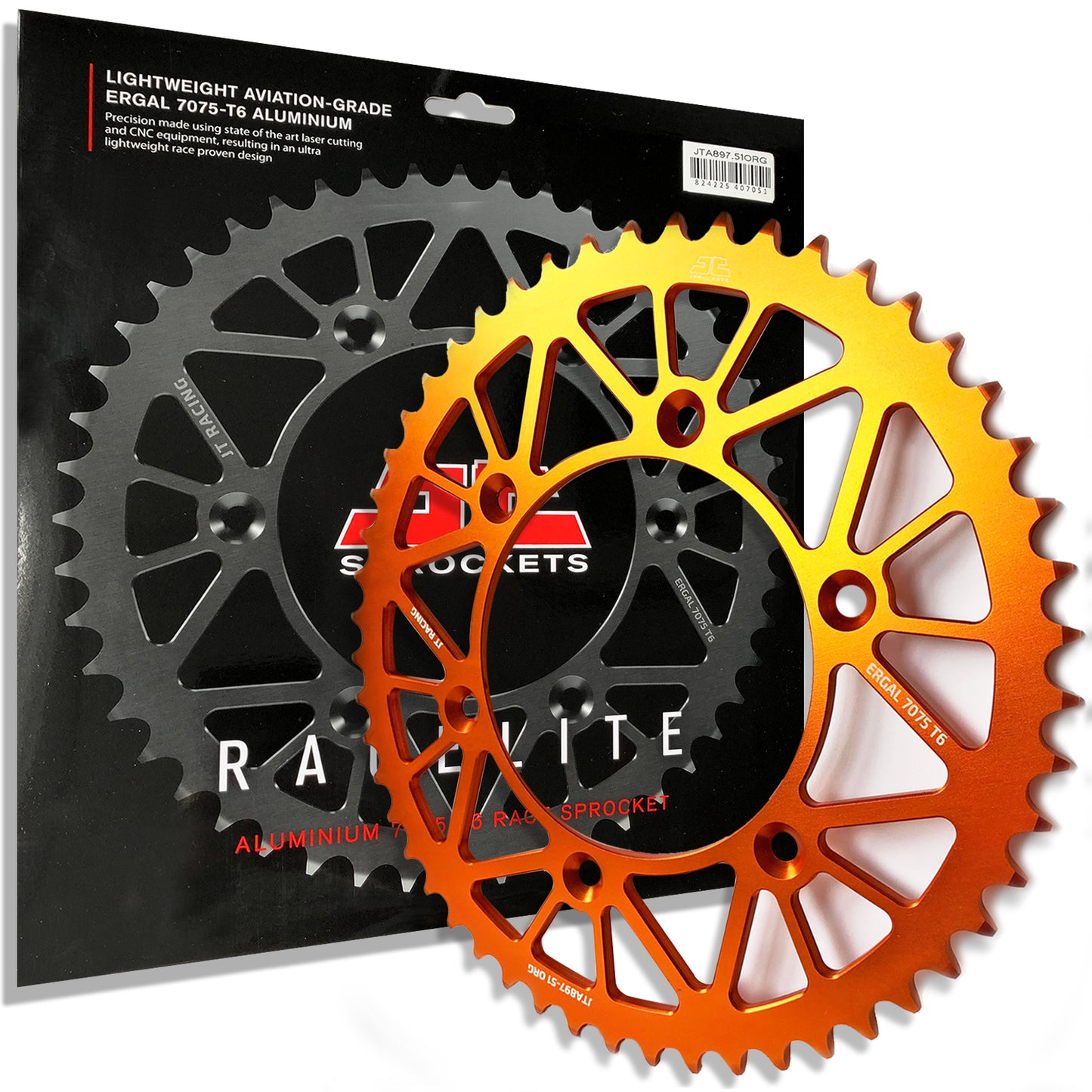 897.49 Rear Racelite Sprocket Orange