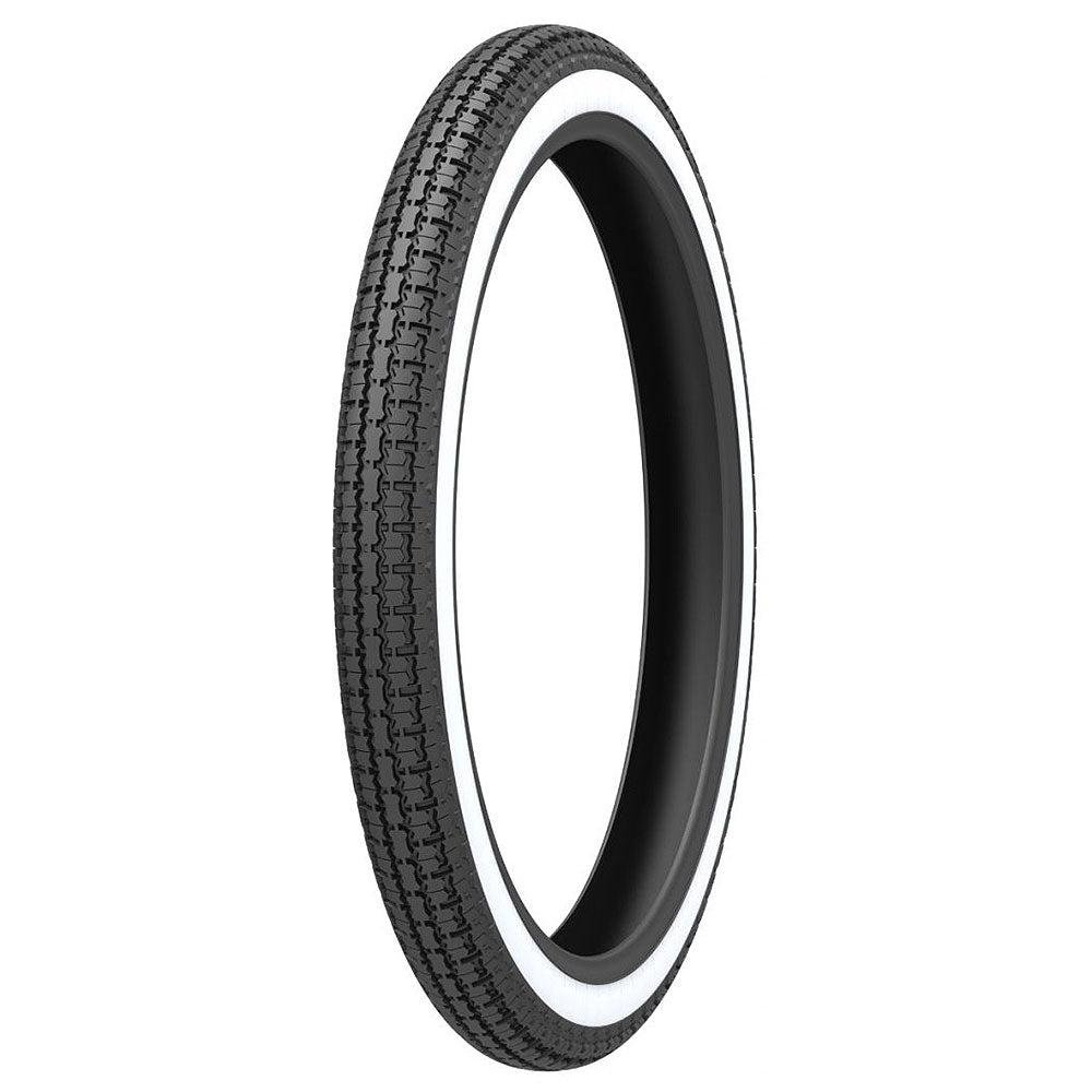 2.25-19 37L TT Kenda K252 White Wall Universal Tyre