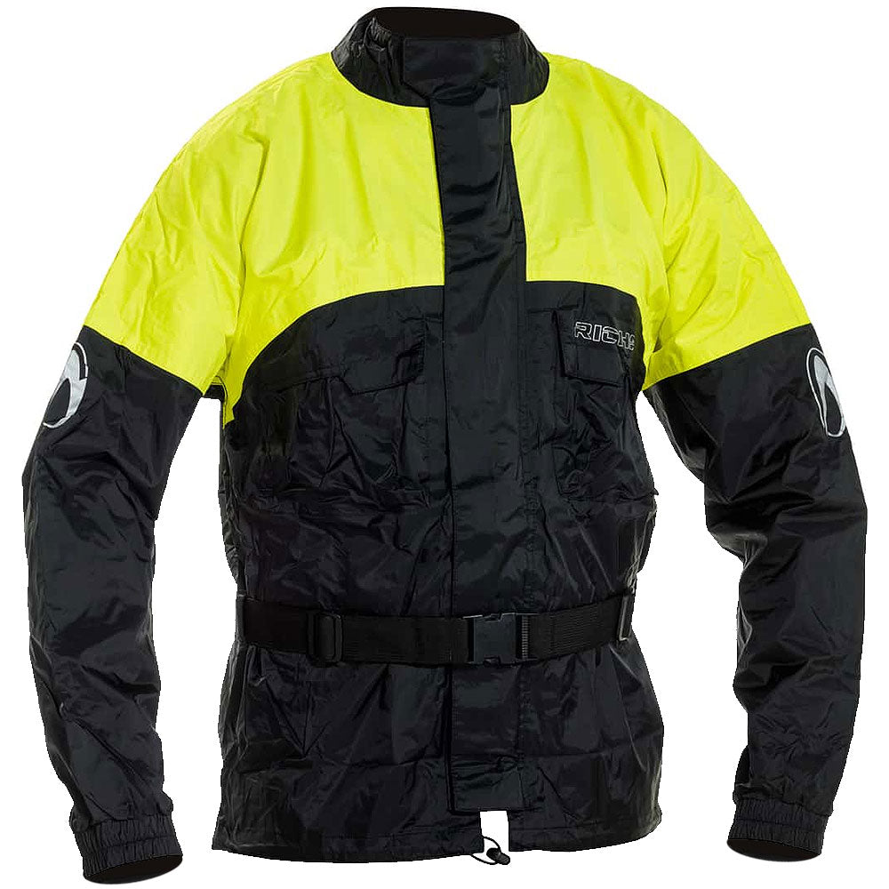 Richa Rain Warrior Jacket Black/Flo Yellow