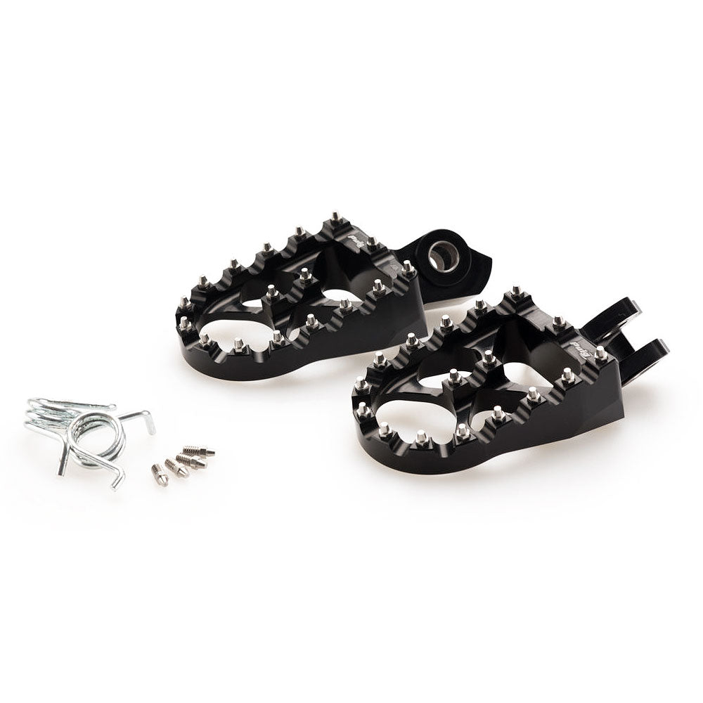 Suzukl RMZ 250/450 10-20 Puig Off-Road Footpegs Black