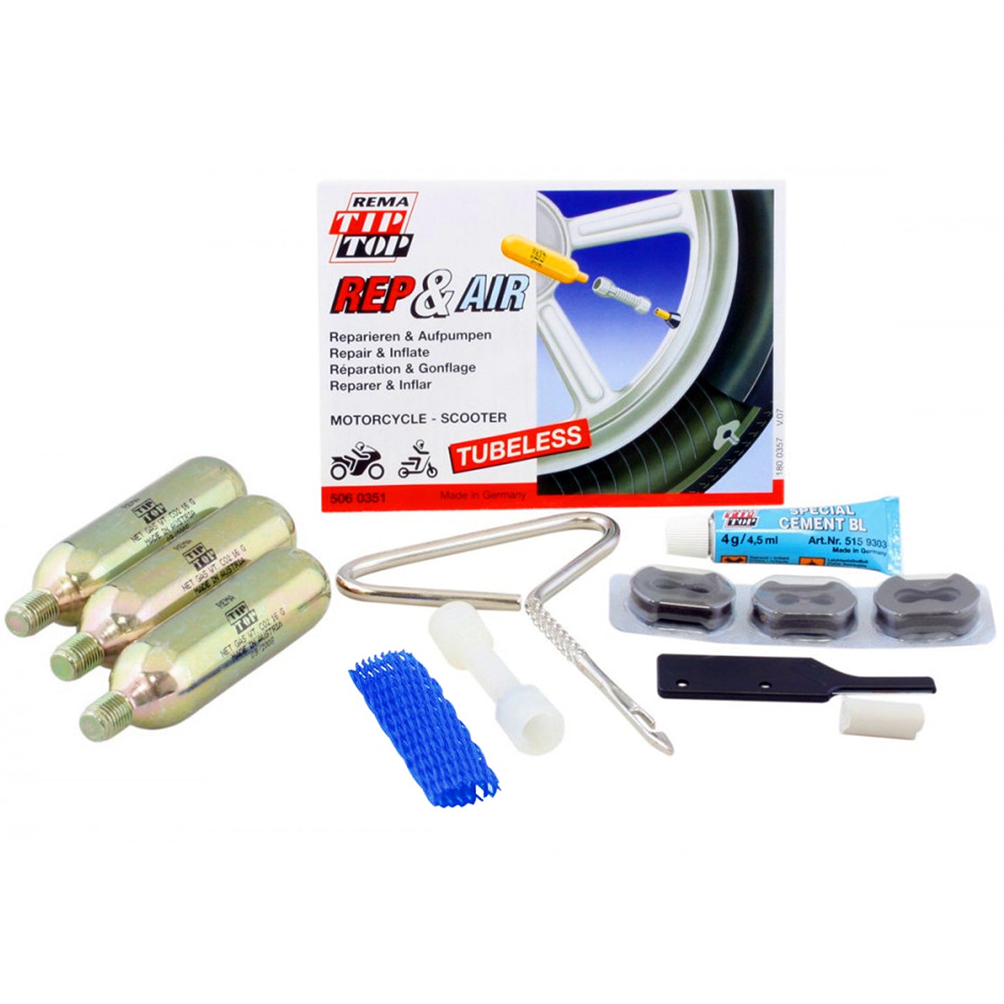 Rema TipTop Tubeless Puncture Repair Kit