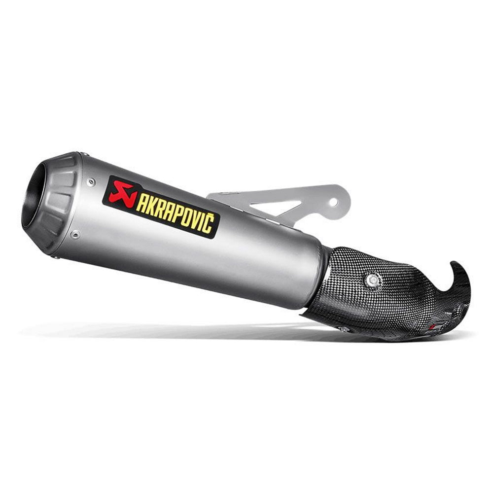 BMW S1000R Naked 2014-2016 Akrapovic Titanium Silencer Slip-On Kit (With Carbon Heat Shield)