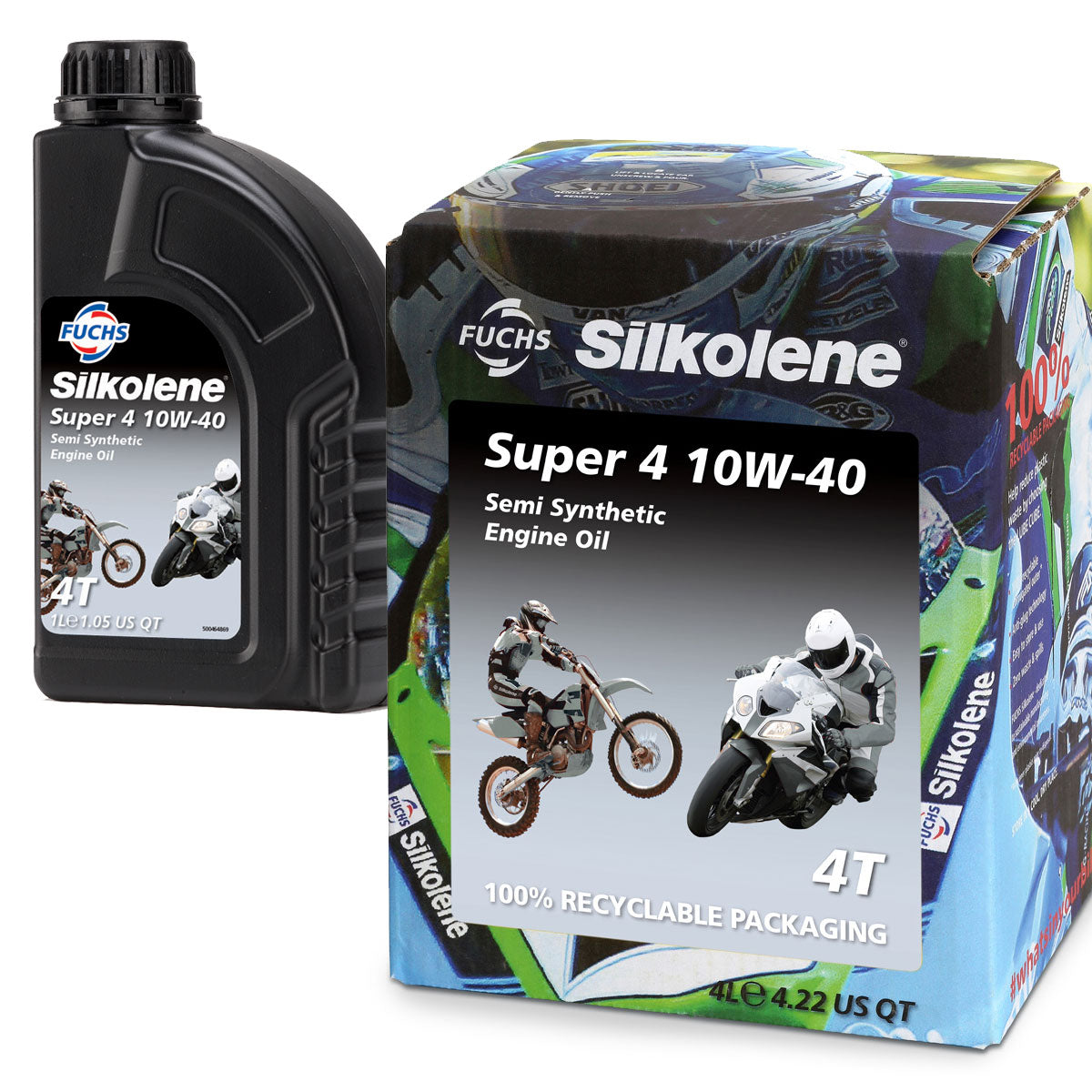 Fuchs Silkolene Super4 10w40 5 Litre