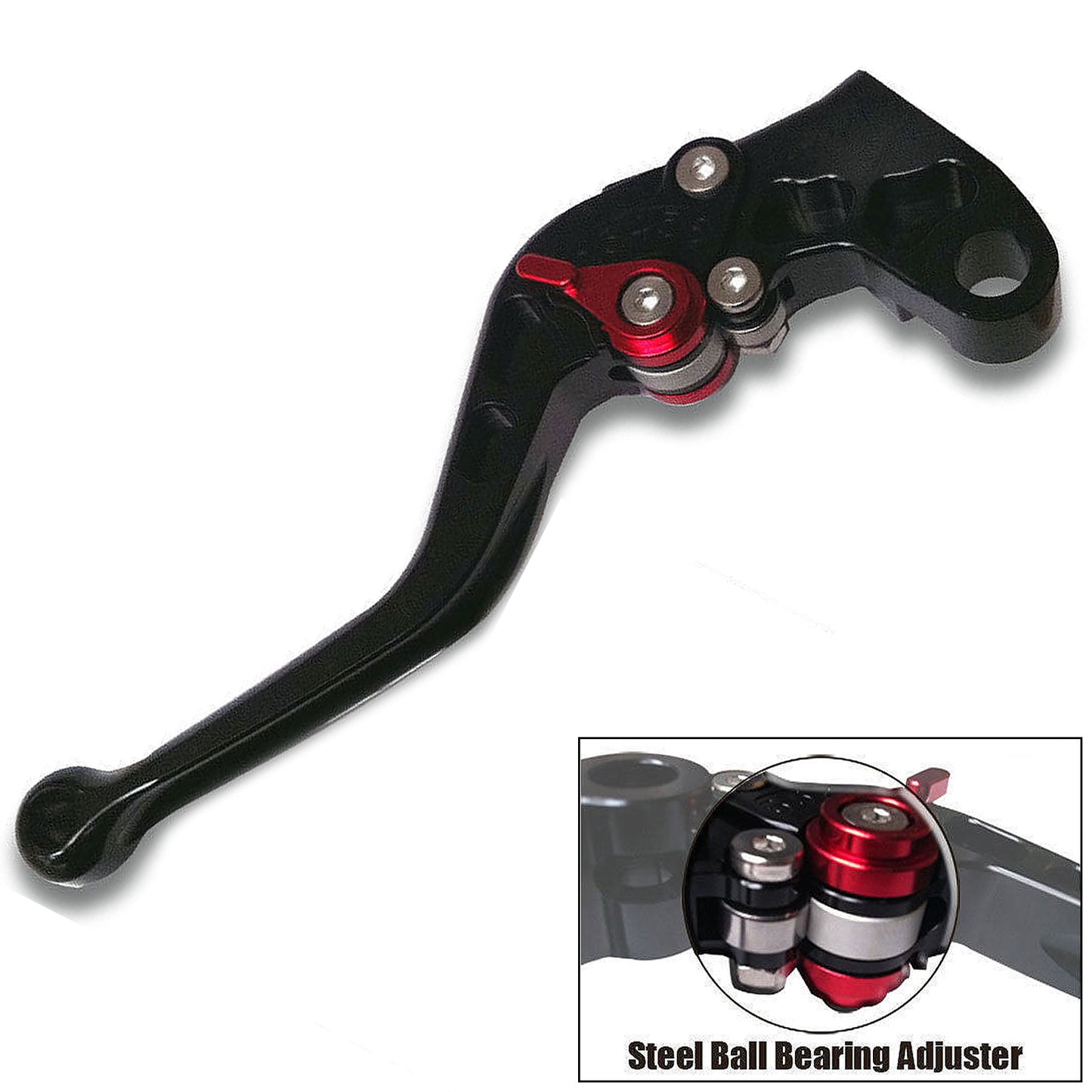 Trak-Tech Stubby Black Aprilia Ducati Clutch Lever 5902C