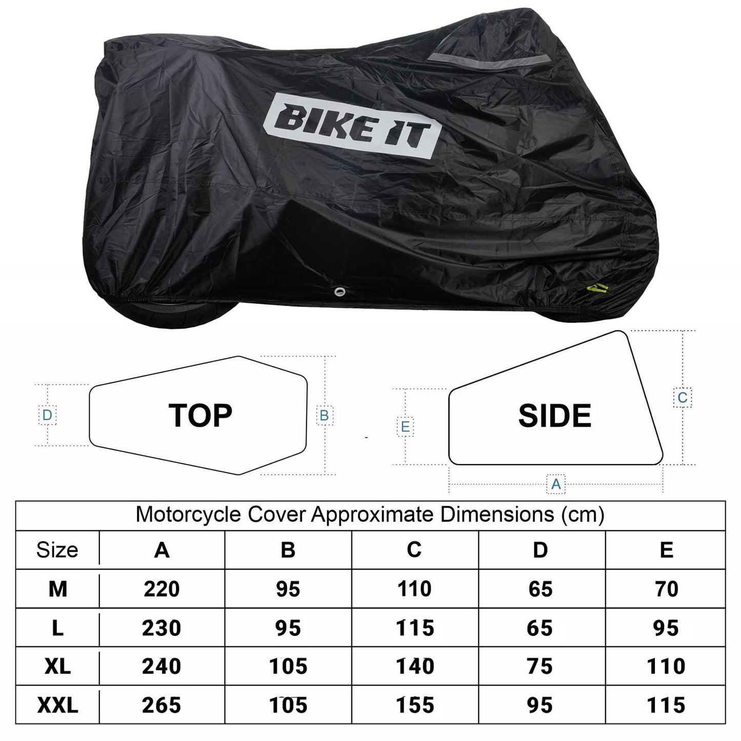 Bike It Nautica Outdoor Bike Rain Cover 2XL