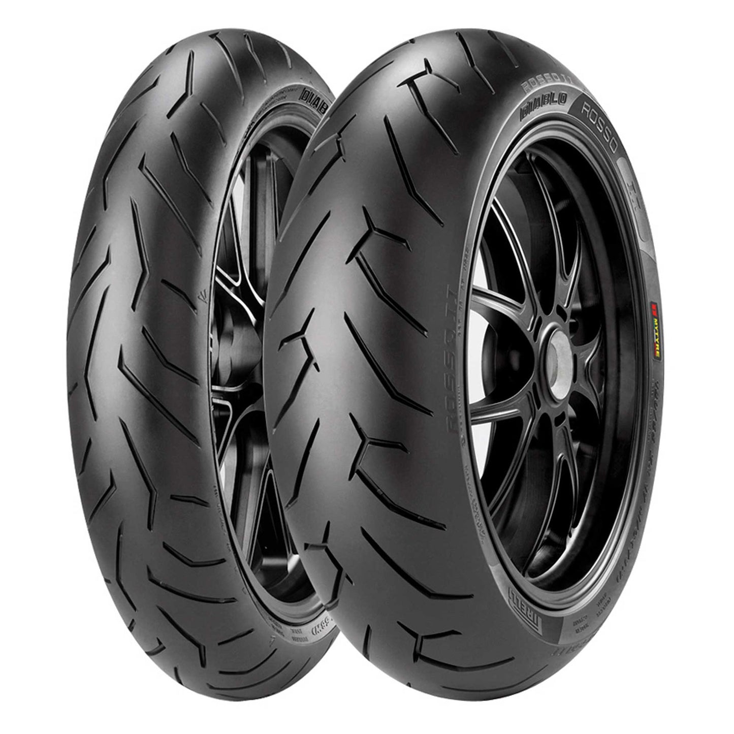 120/70 190/55 ZR17 Diablo Rosso II Pirelli Tyre Pair