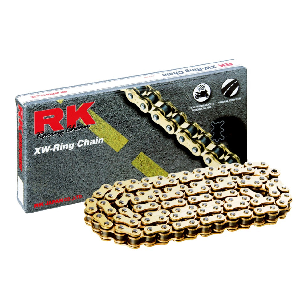 520GXWx098 Heavy Duty X-Ring Gold RK Chain